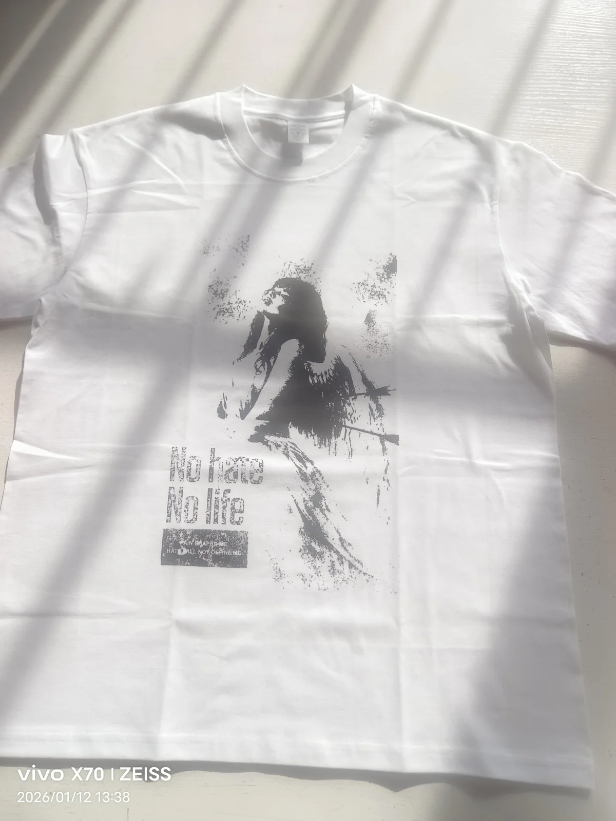 数码直喷定制卫衣 — DTG hoodie detail