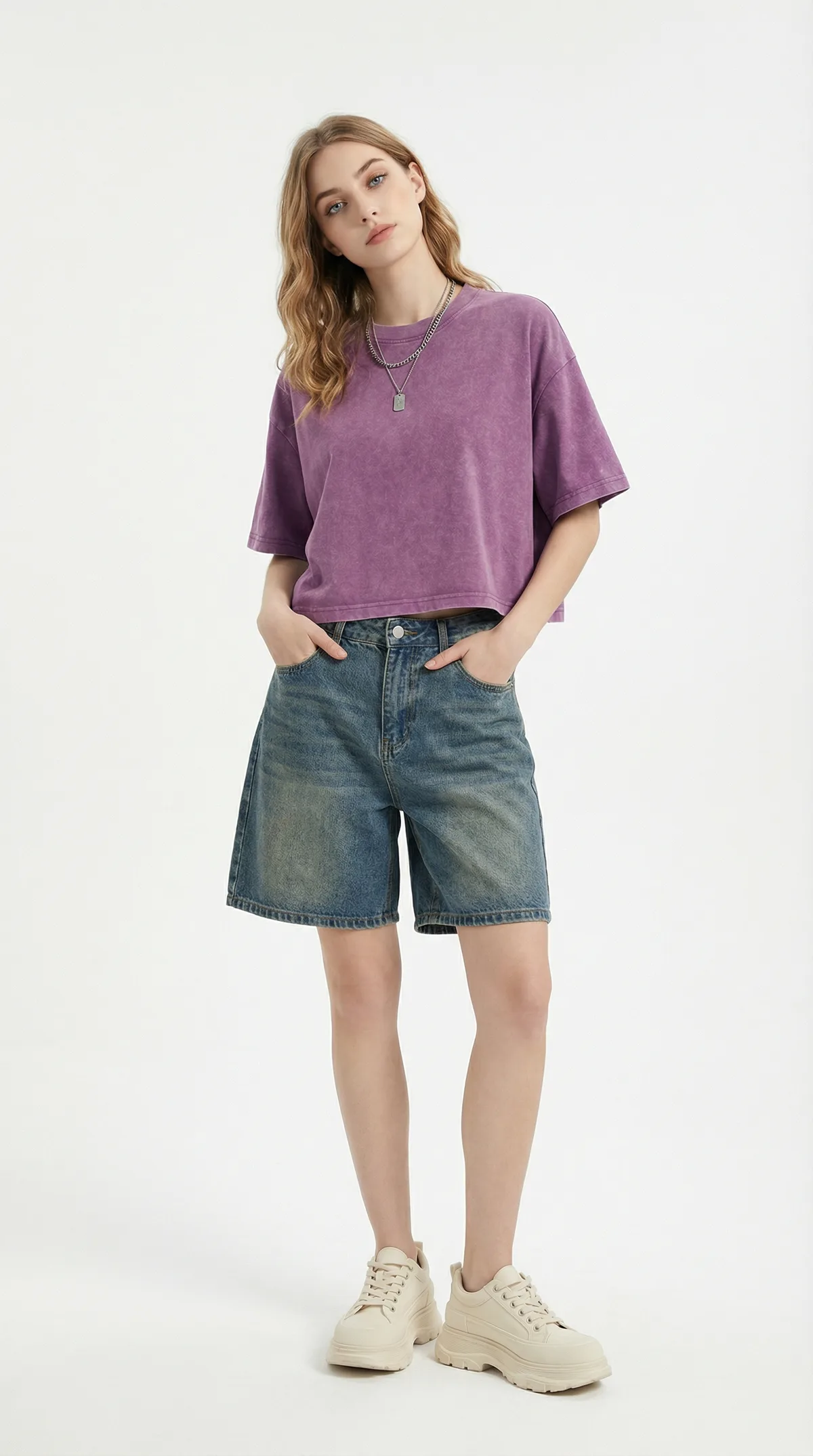 230gsm Washed Vintage T-Shirt